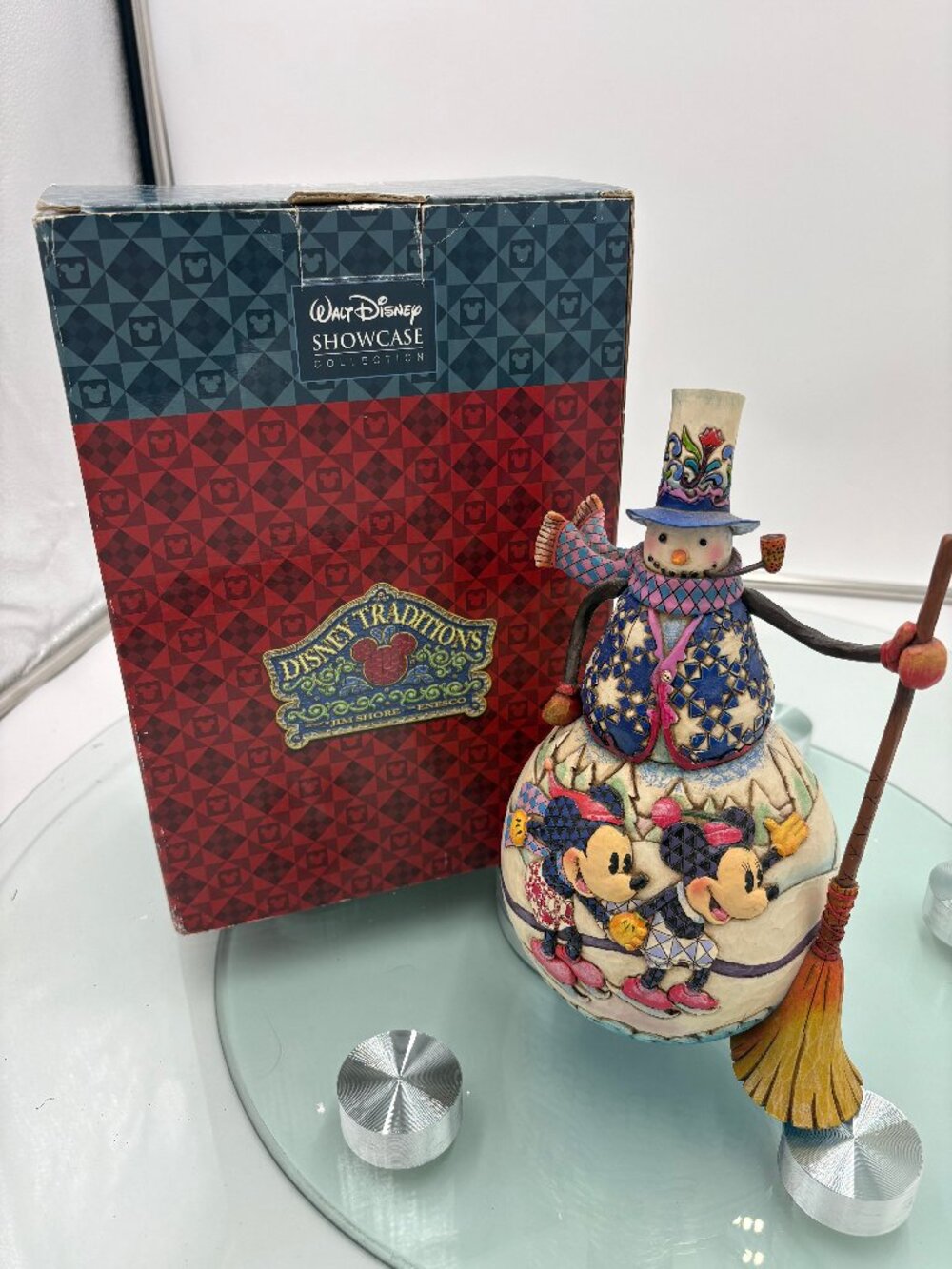 Disney Traditions Jim Shore "Old Fashioned Holiday" Snowman Figurine